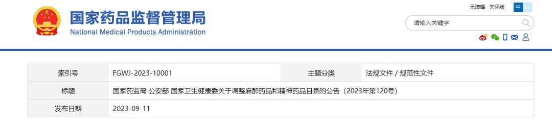 依托咪酯列入第二類精神藥品目錄！依托咪酯檢測，勢在必行！